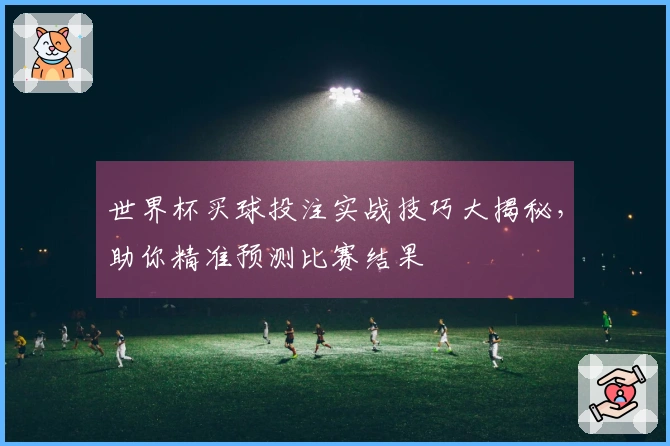 世界杯买球投注实战技巧大揭秘，助你精准预测比赛结果